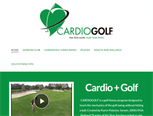 Tablet Screenshot of cardiogolf.com